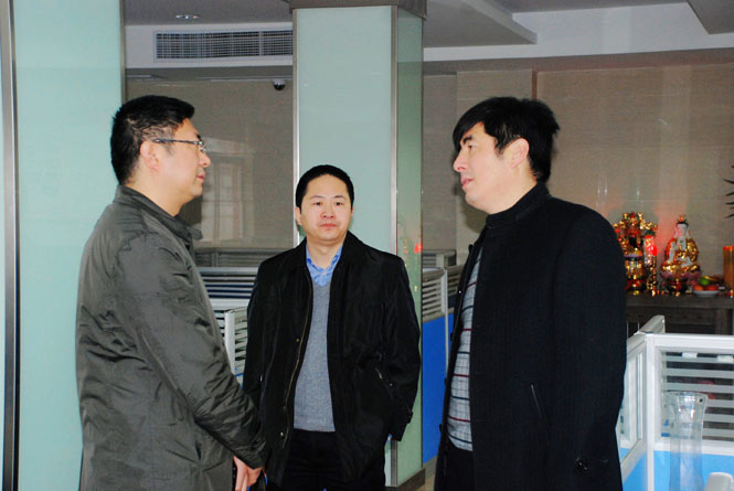 鹽城市經(jīng)信委、軟件園領(lǐng)導(dǎo)蒞臨鹽城思科檢查指導(dǎo)工作會(huì)議報(bào)道